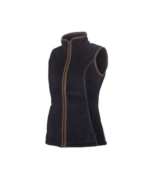 Stylish ladies fleece vest - Surrey in navy blue